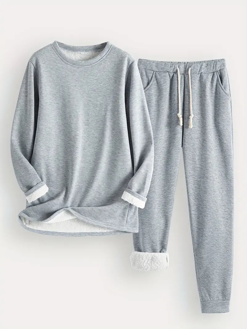 Aitana – Kuscheliges Damen Lounge-Set mit Fleecefutter