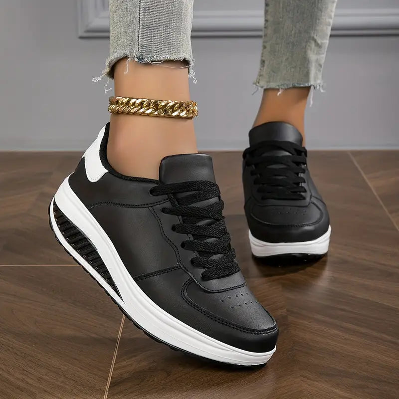 Lina - Damen Plateau Sneaker mit Komfortsohle