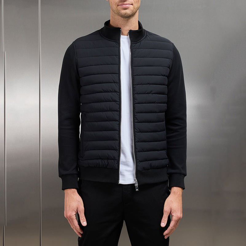 David - Leichte Steppjacke für Herren mit Reißverschluss und Stehkragen