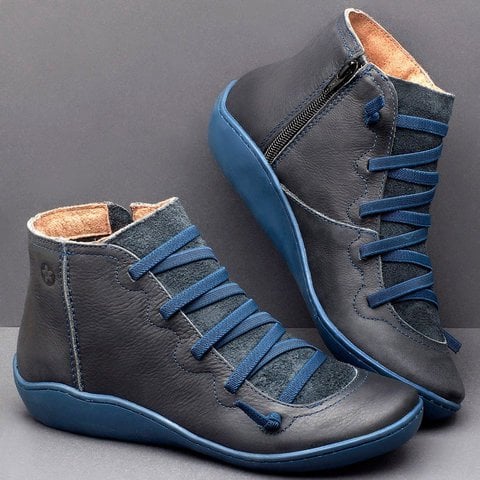 Carlos – Urbaner Schnürstiefel mit seitlichem Reißverschluss Unisex