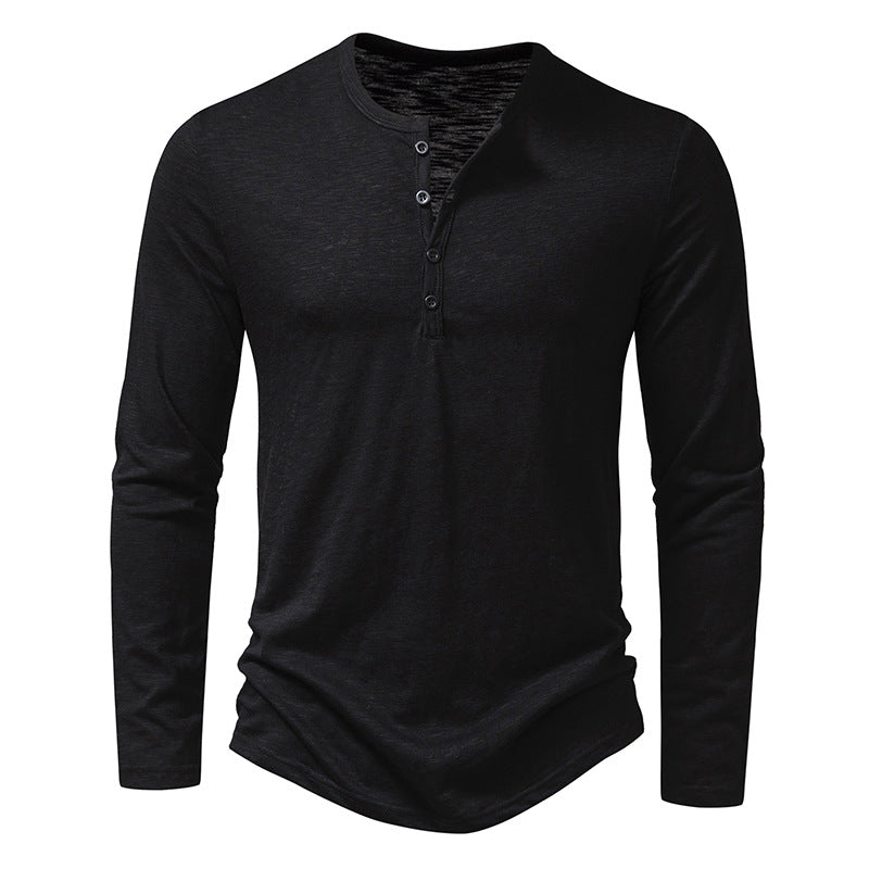 Samuel – Long Sleeve Button-Down Shirt - Image 2