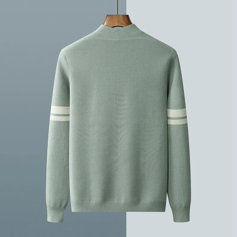 Milan – Strick-Cardigan mit Streifendetail für Herren