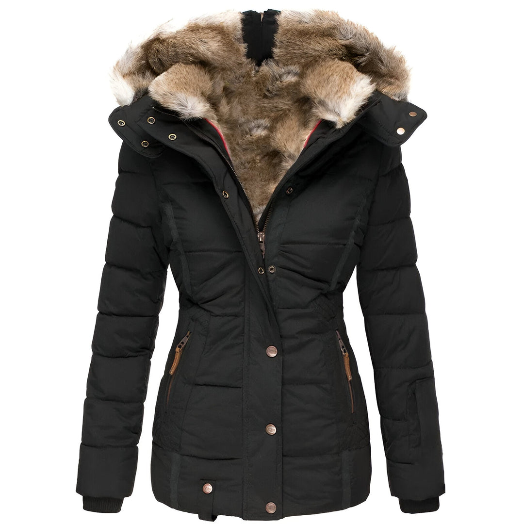 Ava – Gefütterte Damen Winterjacke mit Kapuze