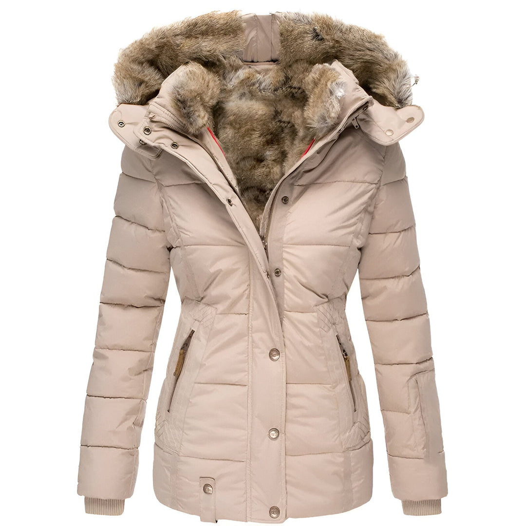 Ava – Gefütterte Damen Winterjacke mit Kapuze
