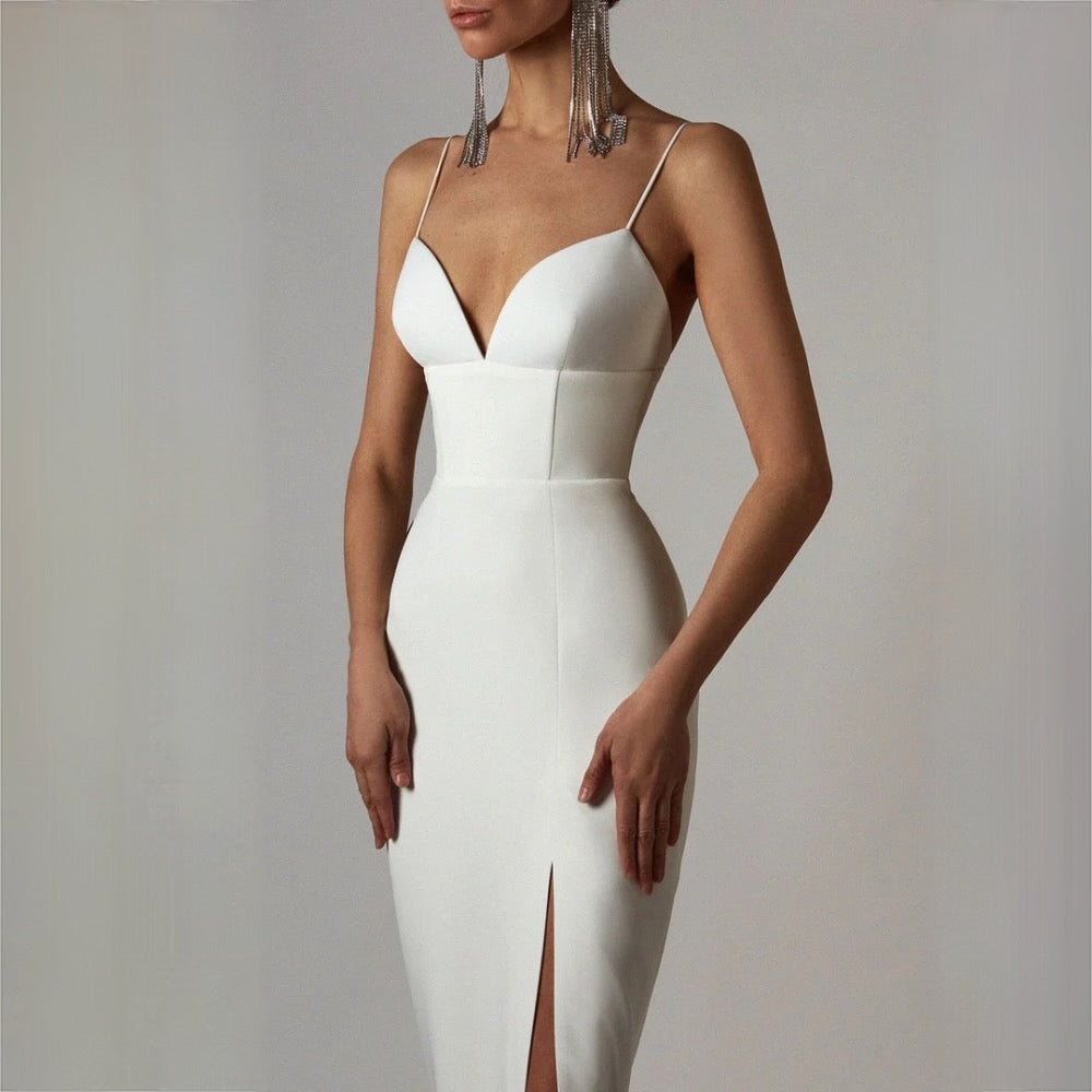 Isla – Elegantes Fließendes Damen Maxikleid