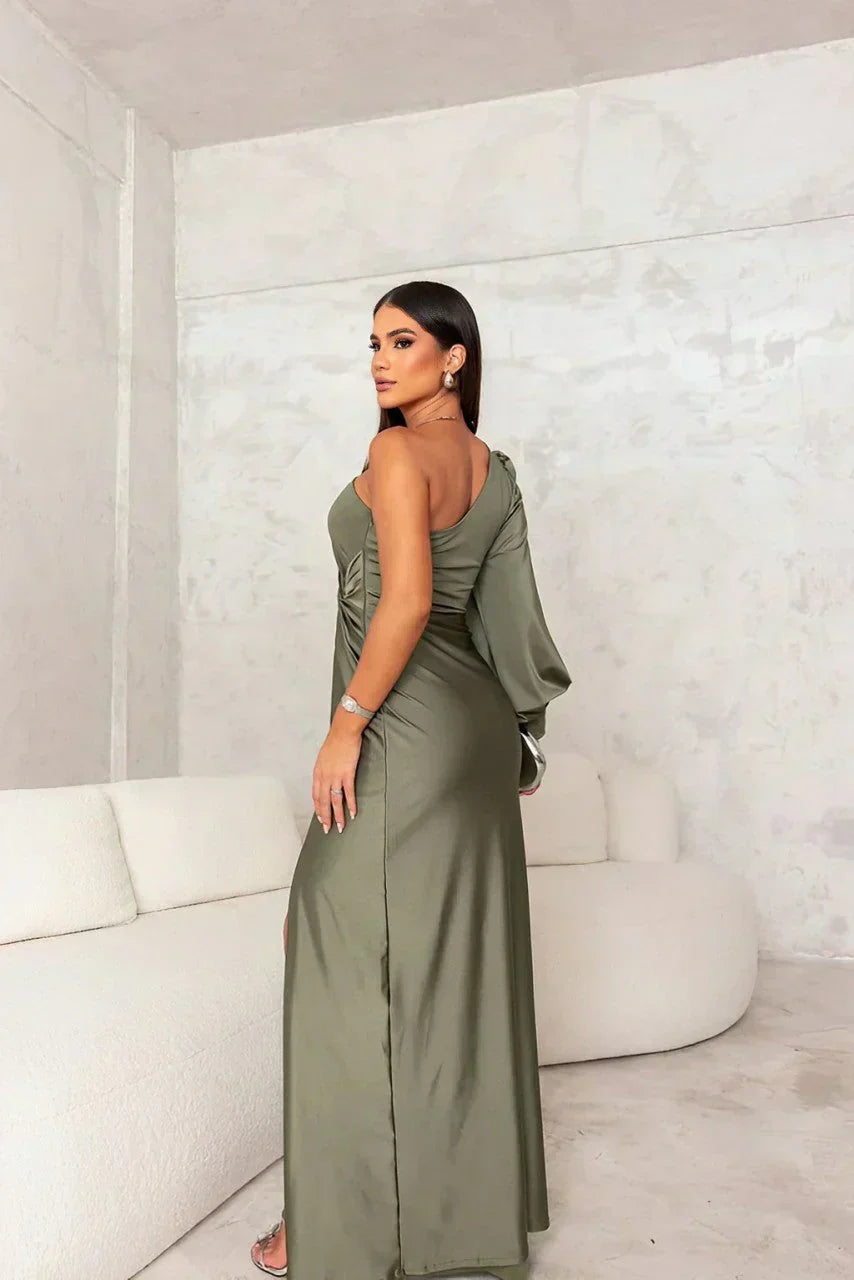 Natalia – Elegantes Ein-Schulter-Abendkleid Damen