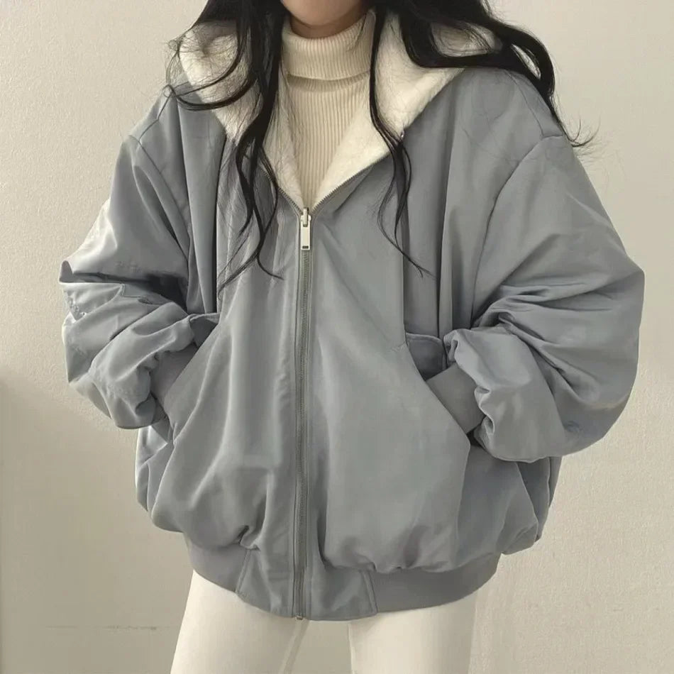 Alicja – Gefütterte Oversize-Winterjacke im modernen Casual-Look für Damen