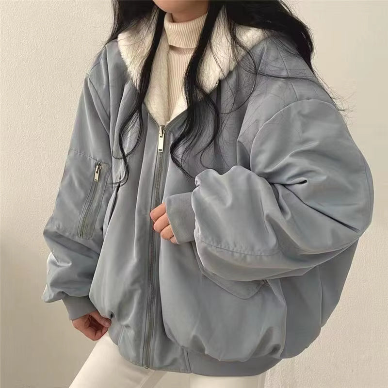 Alicja – Gefütterte Oversize-Winterjacke im modernen Casual-Look für Damen