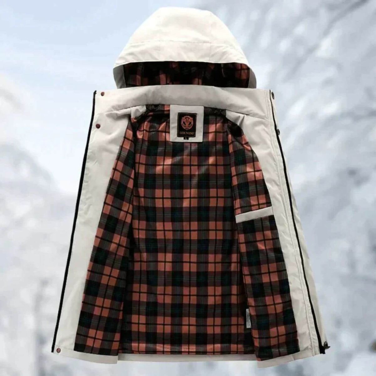 Funktionale und stylische Herrenjacke mit Kapuze - Wasserdicht von J&B - 6 - Annoboutique