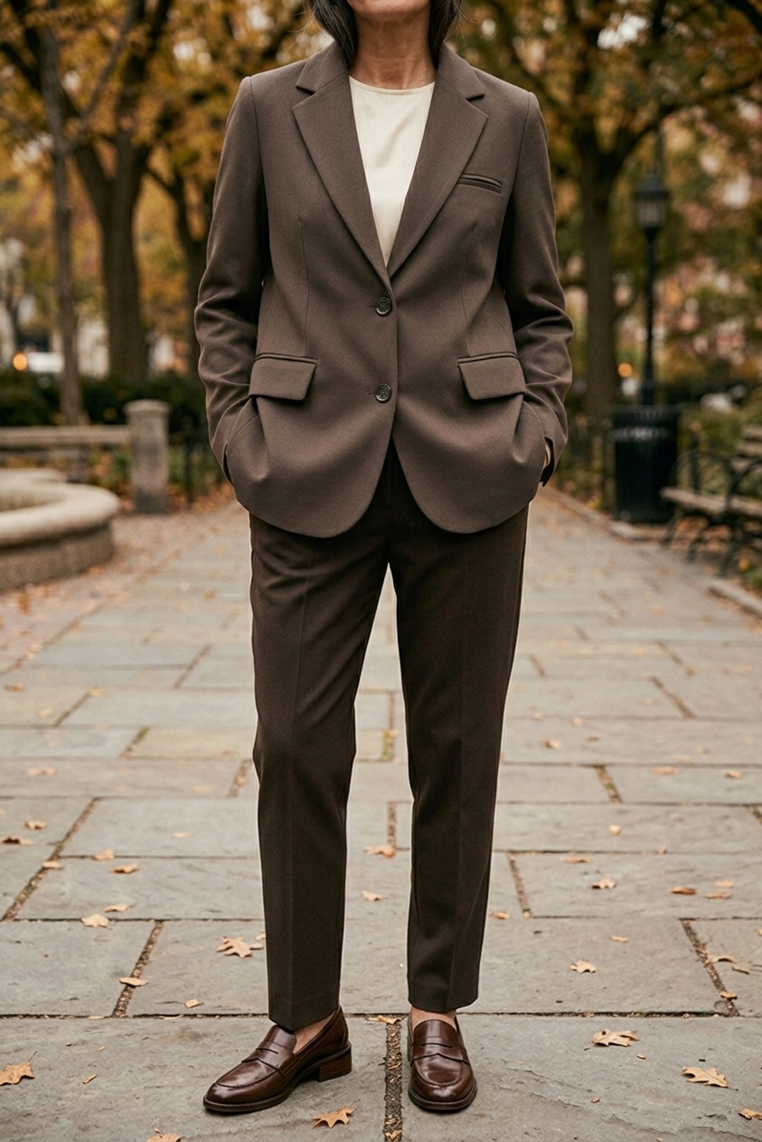 Stilvoller Damenblazer mit klassischem Zweiknopfdesign und praktischen Taschen - J&B - 6 - Annoboutique