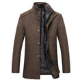 Adrian – Eleganter Herren Mantel mit Stehkragen