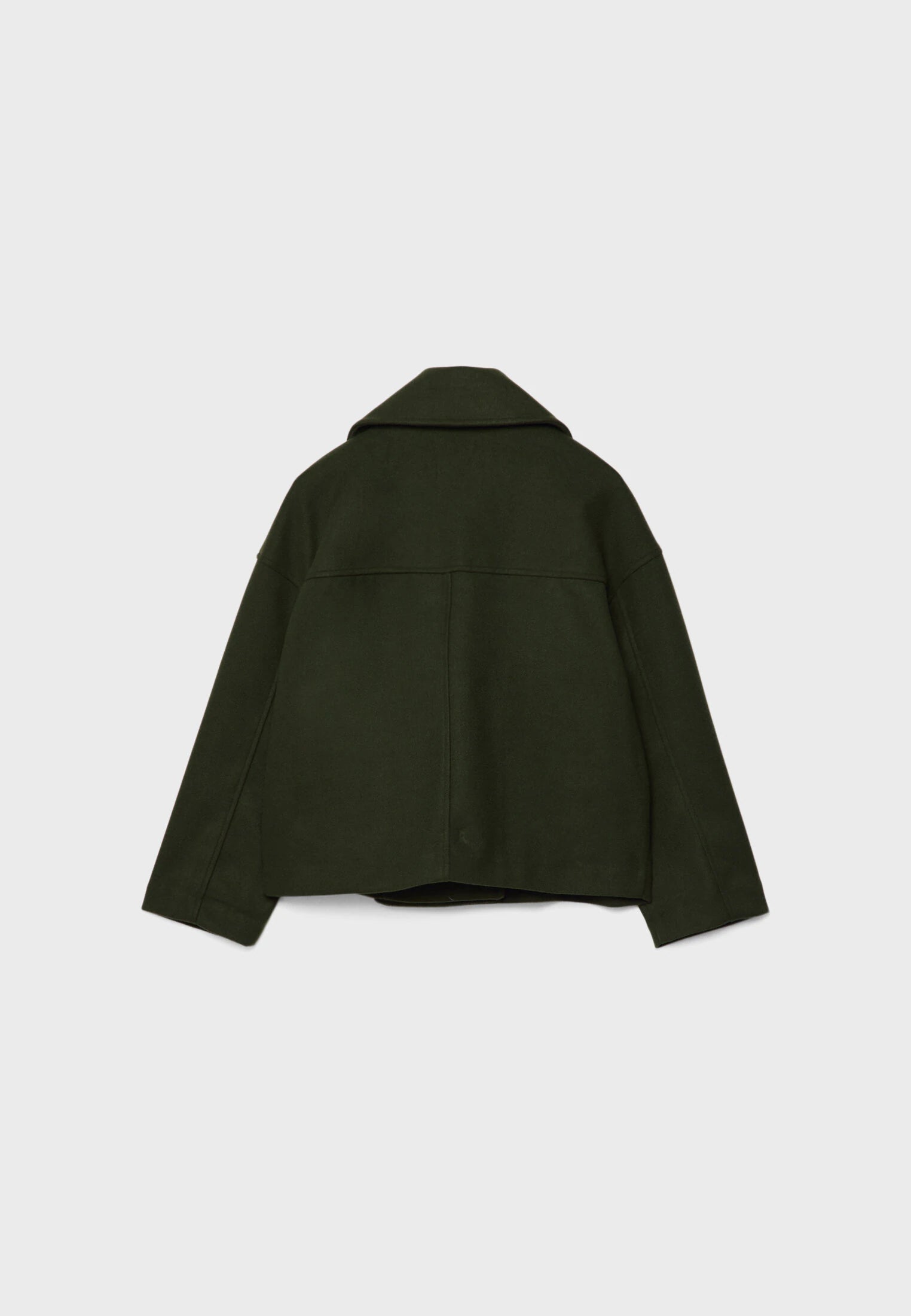 Clara – Damen Kurzmantel mit Doppelknopfleiste und Oversize-Schnitt