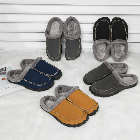 Harvey – Bequemer Herren Hausschuh mit Warmfutter