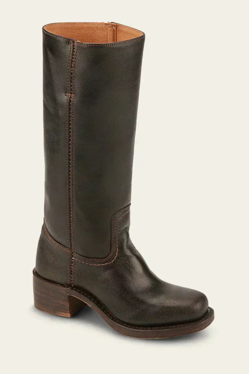 Kniehohe Damenstiefel mit Blockabsatz und schlichtem Design | A&B - 8 - Annoboutique