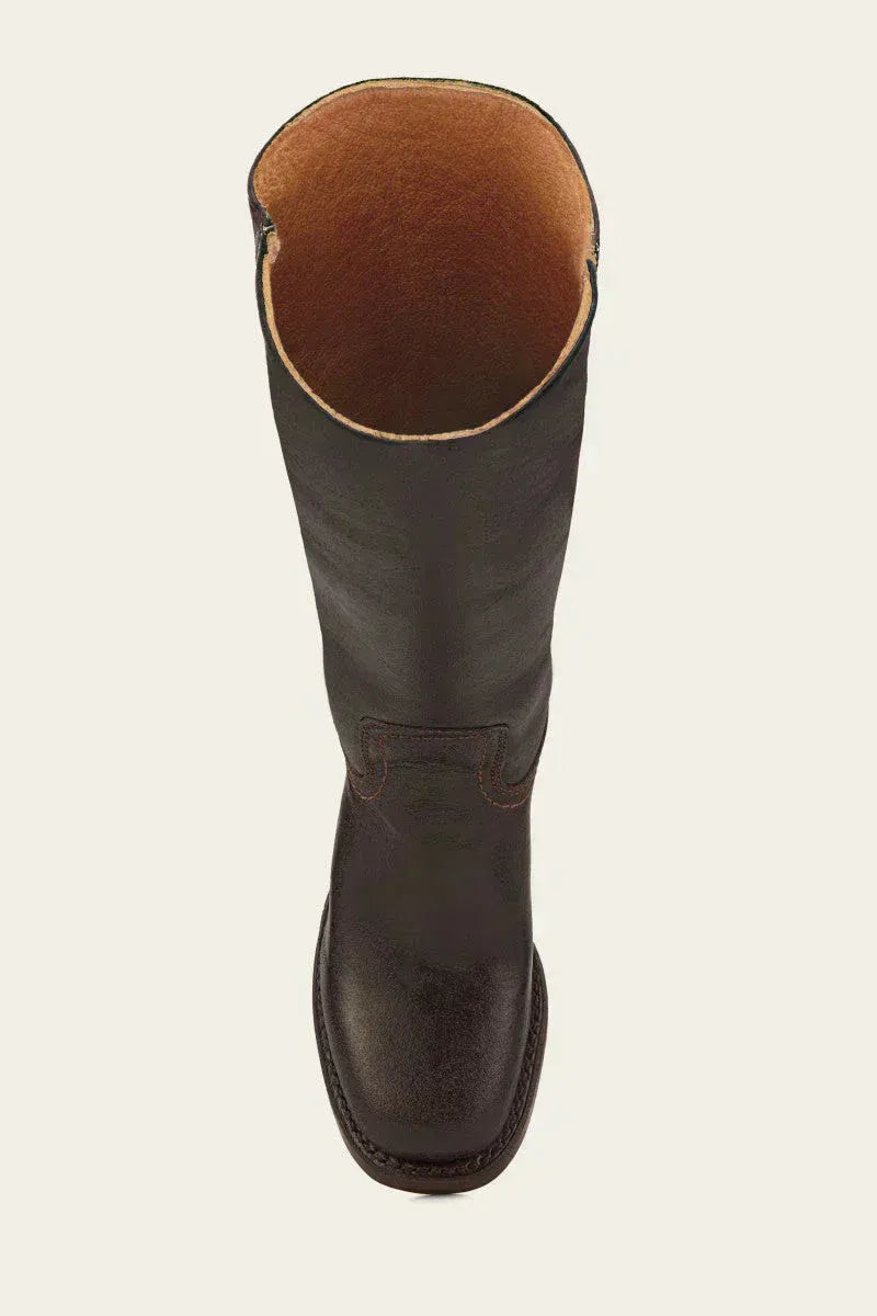 Kniehohe Damenstiefel mit Blockabsatz und schlichtem Design | A&B - 9 - Annoboutique
