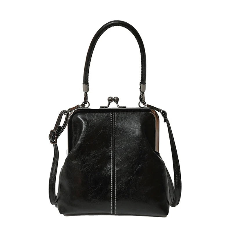 Elegante Damenhandtasche mit klassischem Design und praktischer Trageoption | A&B - 1 - Annoboutique