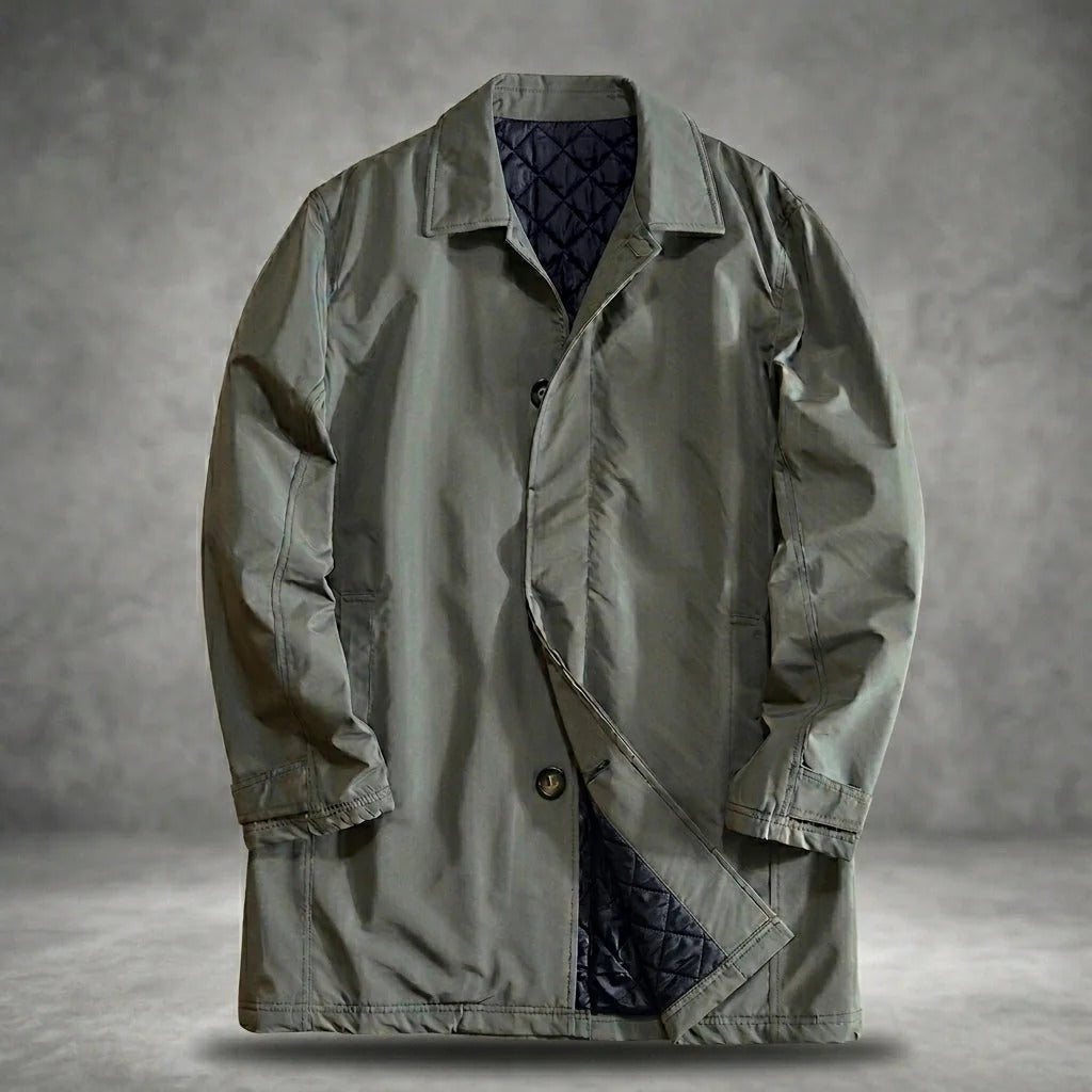 Herrenjacke mit taillierter Passform und eleganter Knopfleiste | A&B - 6 - Annoboutique