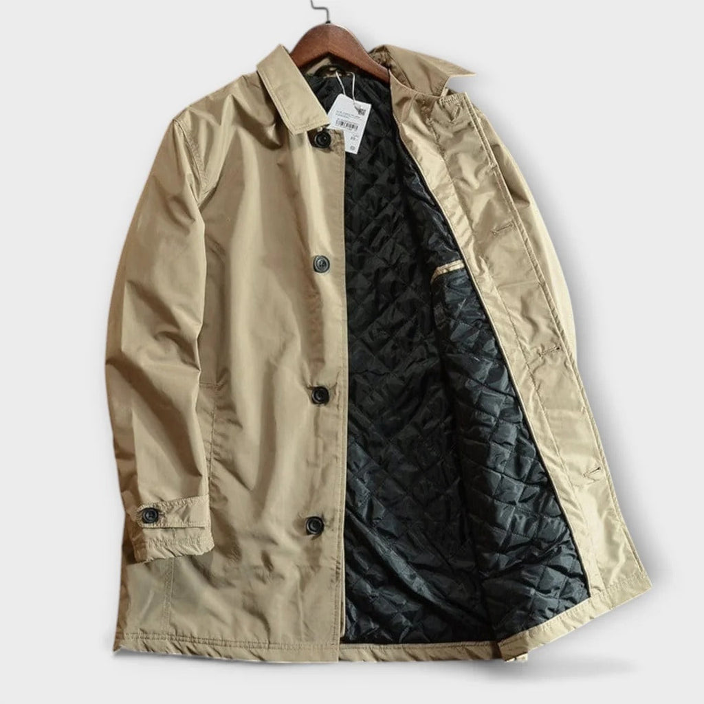 Herrenjacke mit taillierter Passform und eleganter Knopfleiste | A&B - 3 - Annoboutique