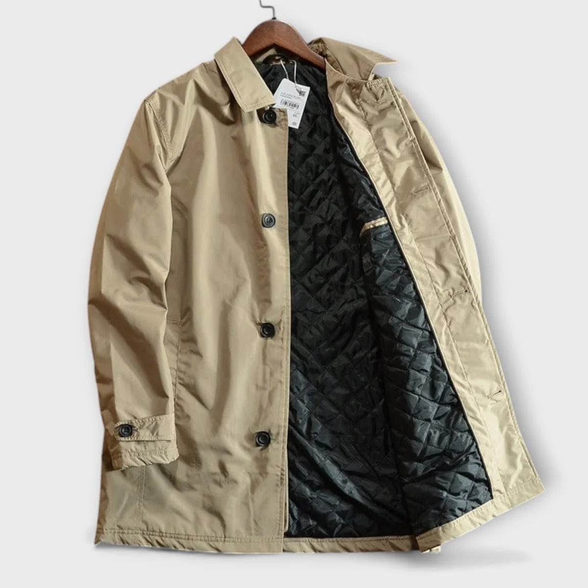 Herrenjacke mit taillierter Passform und eleganter Knopfleiste | A&B - 3 - Annoboutique