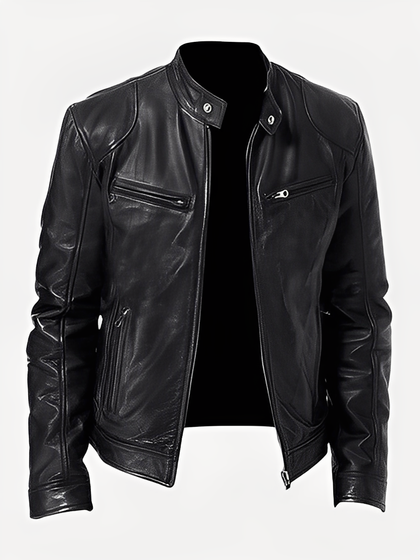 Lukas – Lederjacke im Biker-Stil für Herren