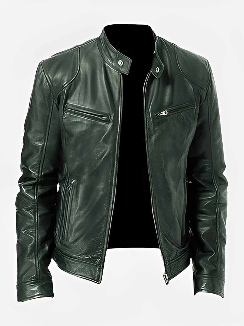 Lukas – Lederjacke im Biker-Stil für Herren
