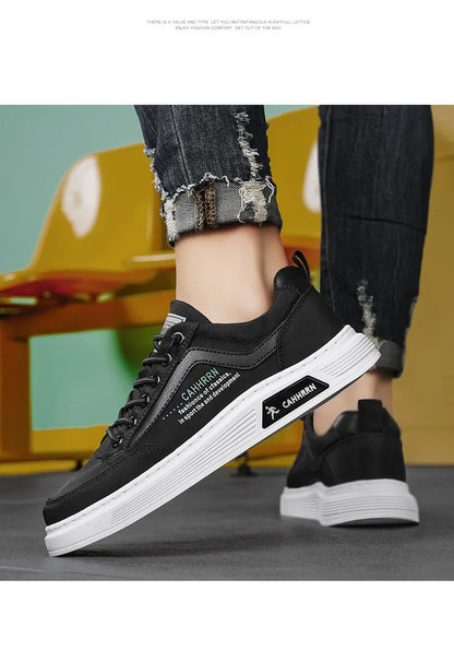 Leo - Herren Sneaker bequem mit Schnürung