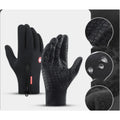 Funktionale Herrenhandschuhe für den Winter mit Touchscreen-Kompatibilität - 2 - Annoboutique