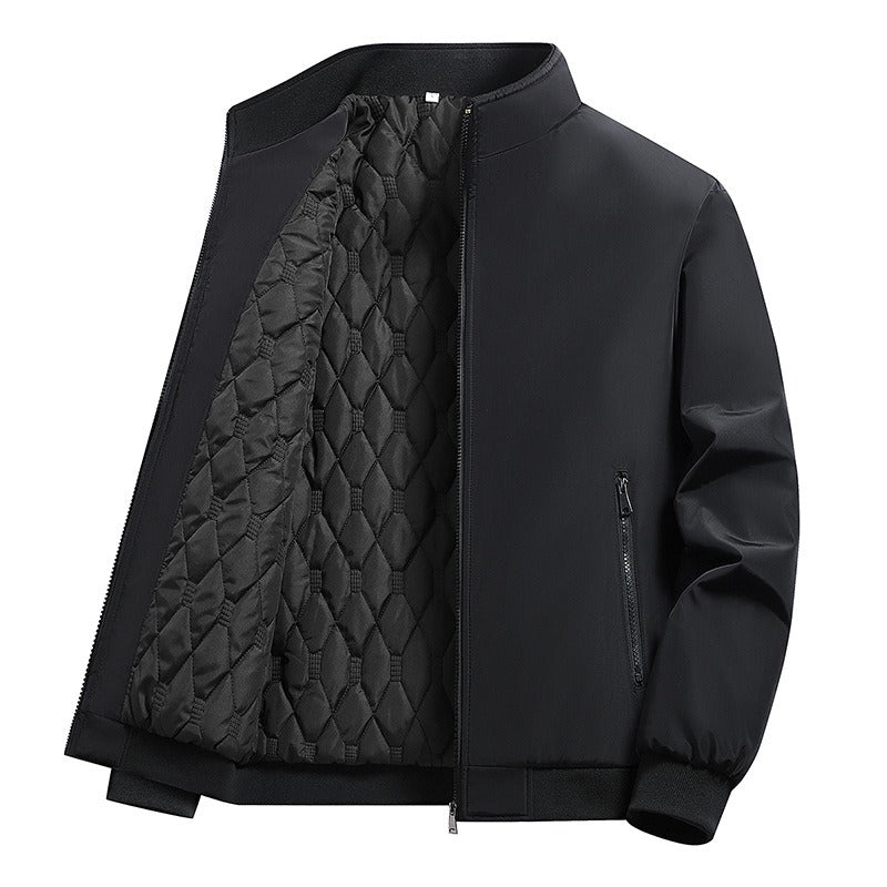 Moderne Herren Bomberjacke mit gestepptem Innenfutter | A&B - 2 - Annoboutique