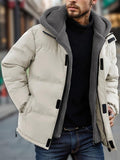 Moderne Herren Steppjacke mit Kapuze und Taschen | A&B - 1 - Annoboutique