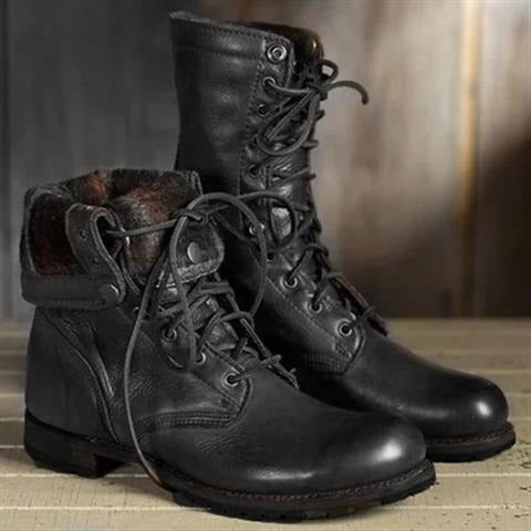Herren Stiefel mit warmem Innenfutter und robuster Sohle | A&B - 2 - Annoboutique