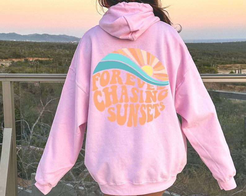 Damen Hoodie im Lässigen Look mit Kreativem Rückendruck - 4 - Annoboutique