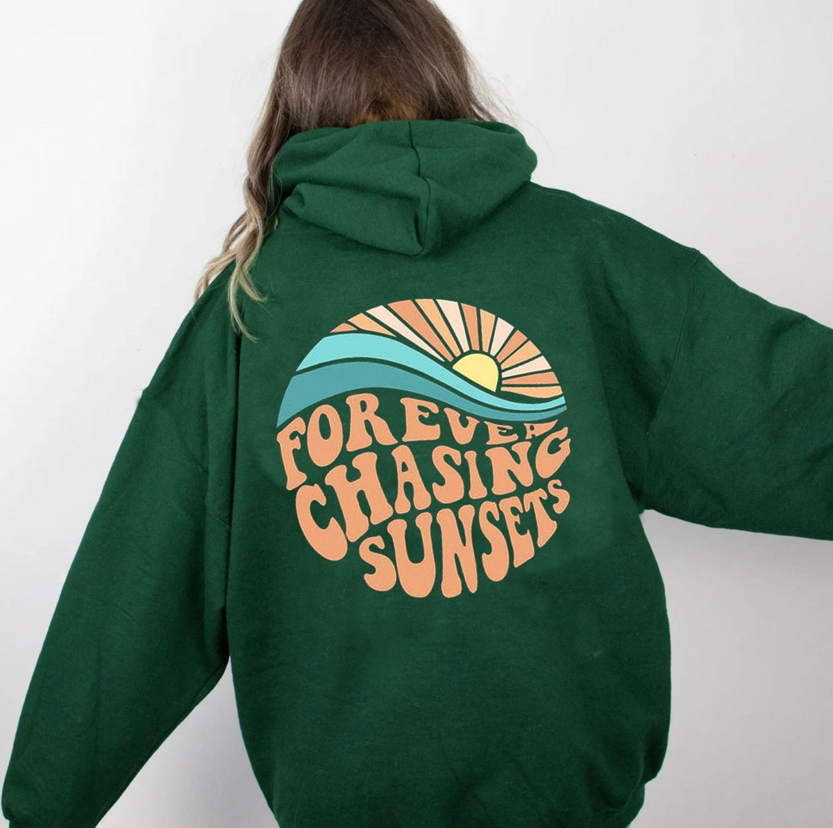 Damen Hoodie im Lässigen Look mit Kreativem Rückendruck - 6 - Annoboutique