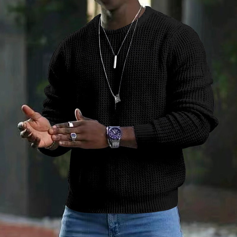 Pullover Herren mit lässigem Schnitt und modernem Design - 5 - Annoboutique