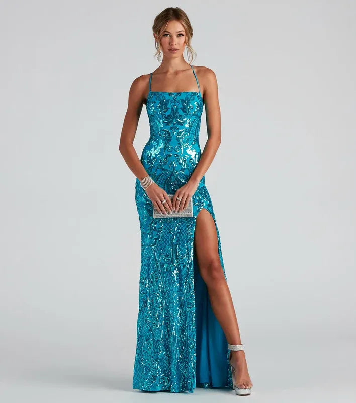 Valentina – Elegantes Abendkleid mit Schlitz