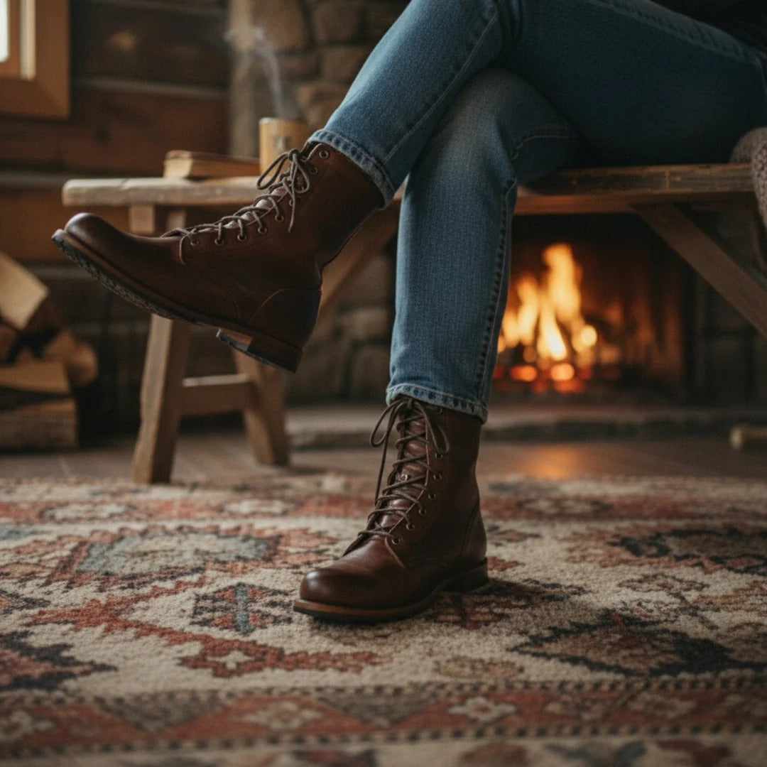 Herren Stiefel mit warmem Innenfutter und robuster Sohle | A&B - 5 - Annoboutique