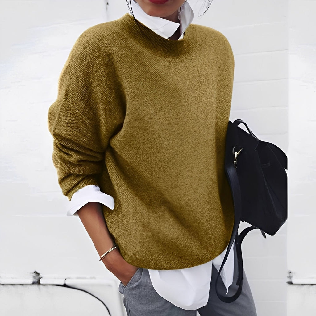Emma – Strickpullover Damen Lockerer Schnitt