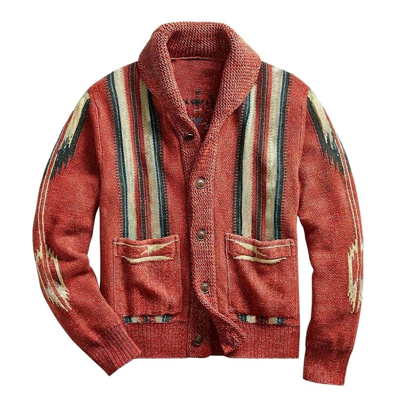 Kavrin – Strickjacke im Vintage-Stil für Herren