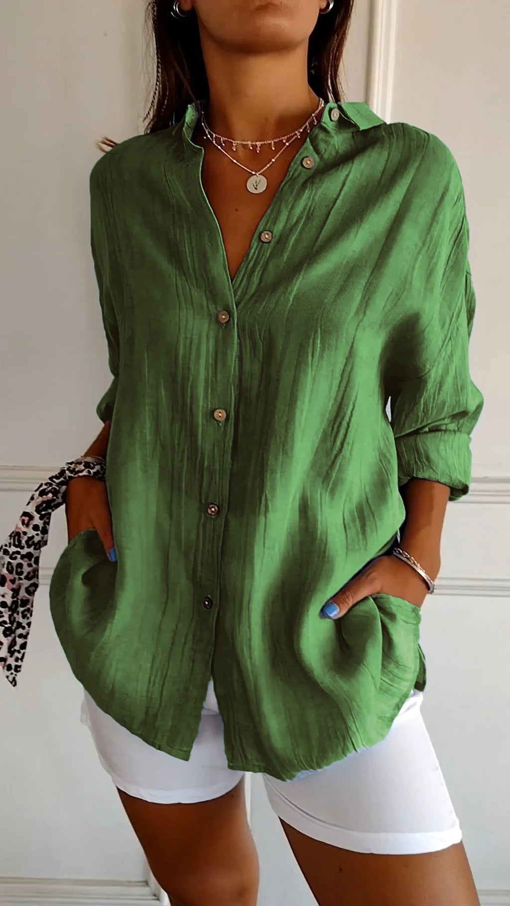 Laura – Damen Lässig geschnittene Hemdbluse