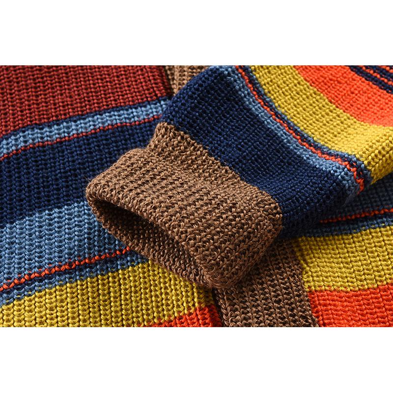 Elor – Gestreifte Strickjacke für Herren
