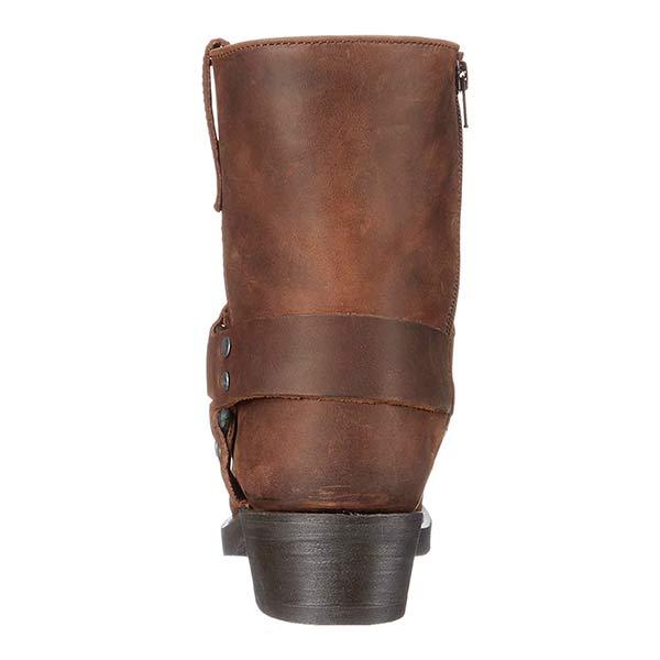 Lukas - Herren Biker Stiefel aus Leder mit klassischem Harness