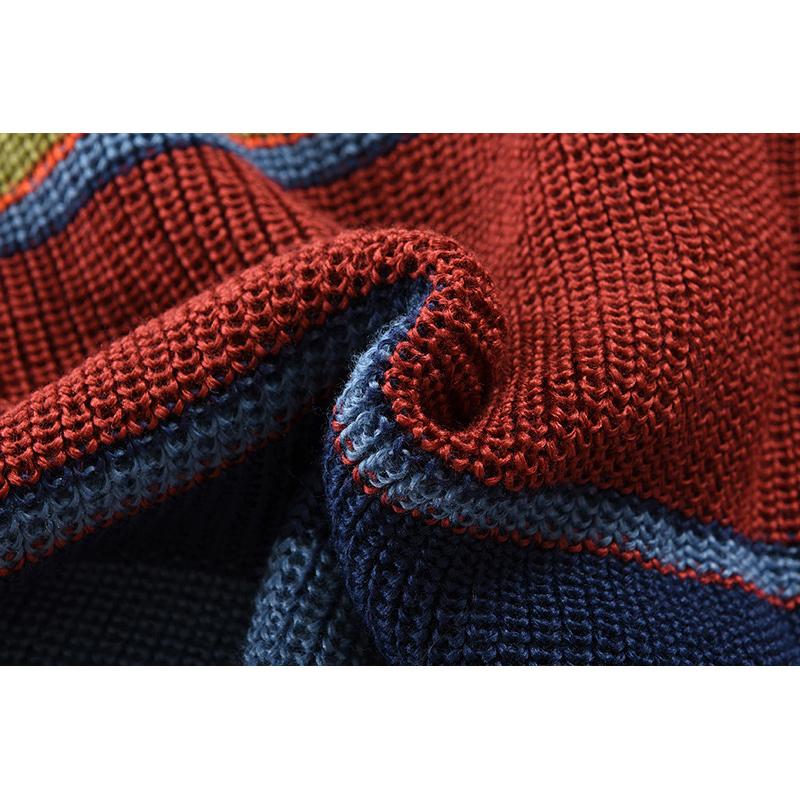 Elor – Gestreifte Strickjacke für Herren
