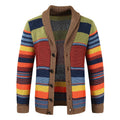 Elor – Gestreifte Strickjacke für Herren