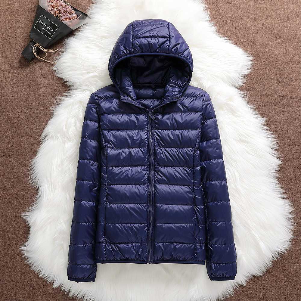 Mia – Damen Steppjacke Mit Kapuze