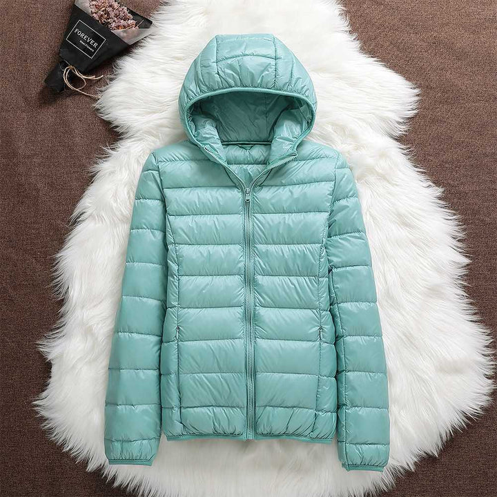 Mia – Damen Steppjacke Mit Kapuze