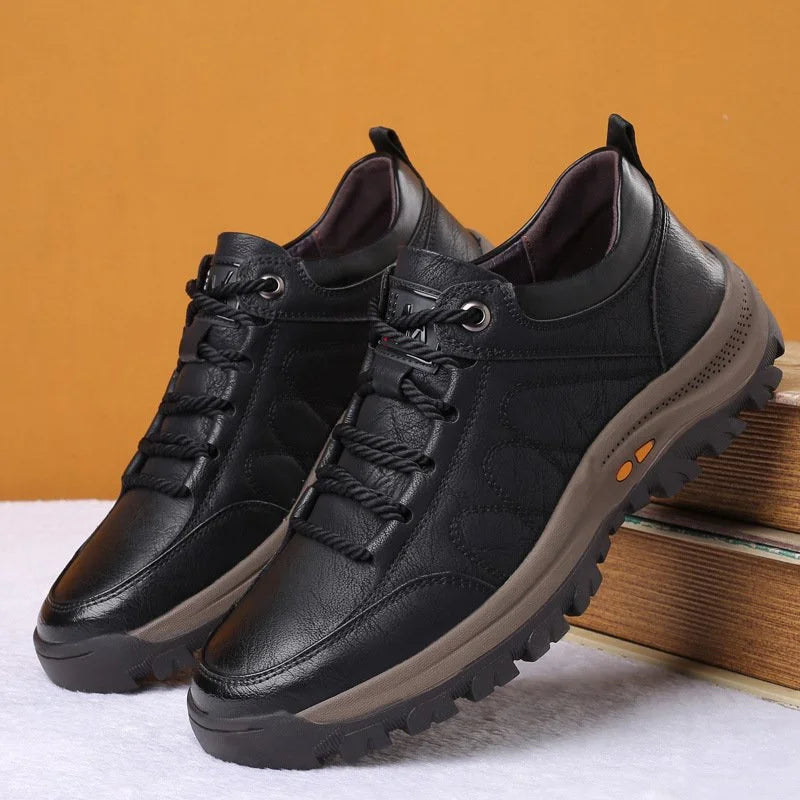 Milan – Strukturierter Leder Sneaker Herren