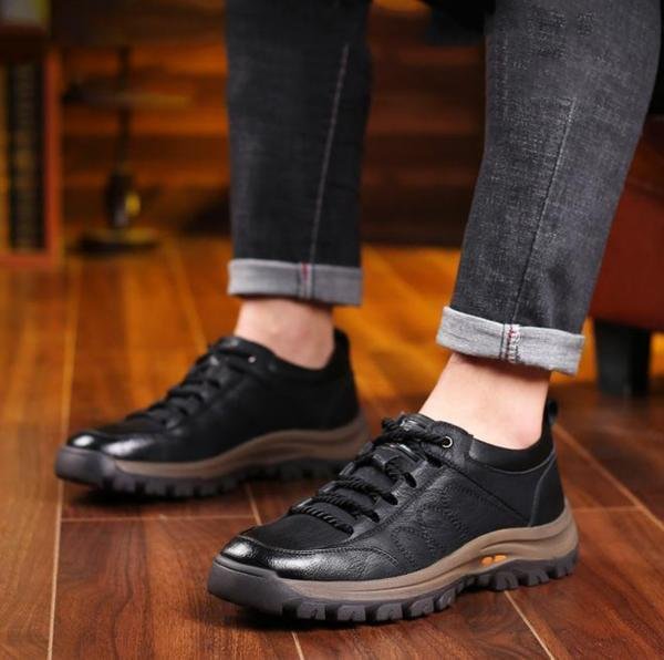 Milan – Strukturierter Leder Sneaker Herren