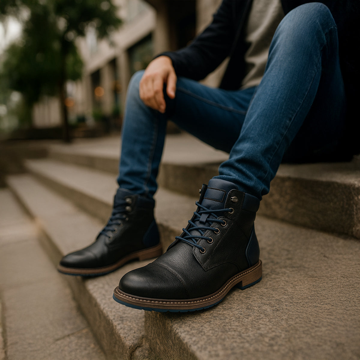 Tobias – Stilvolle Lederstiefel für Herren