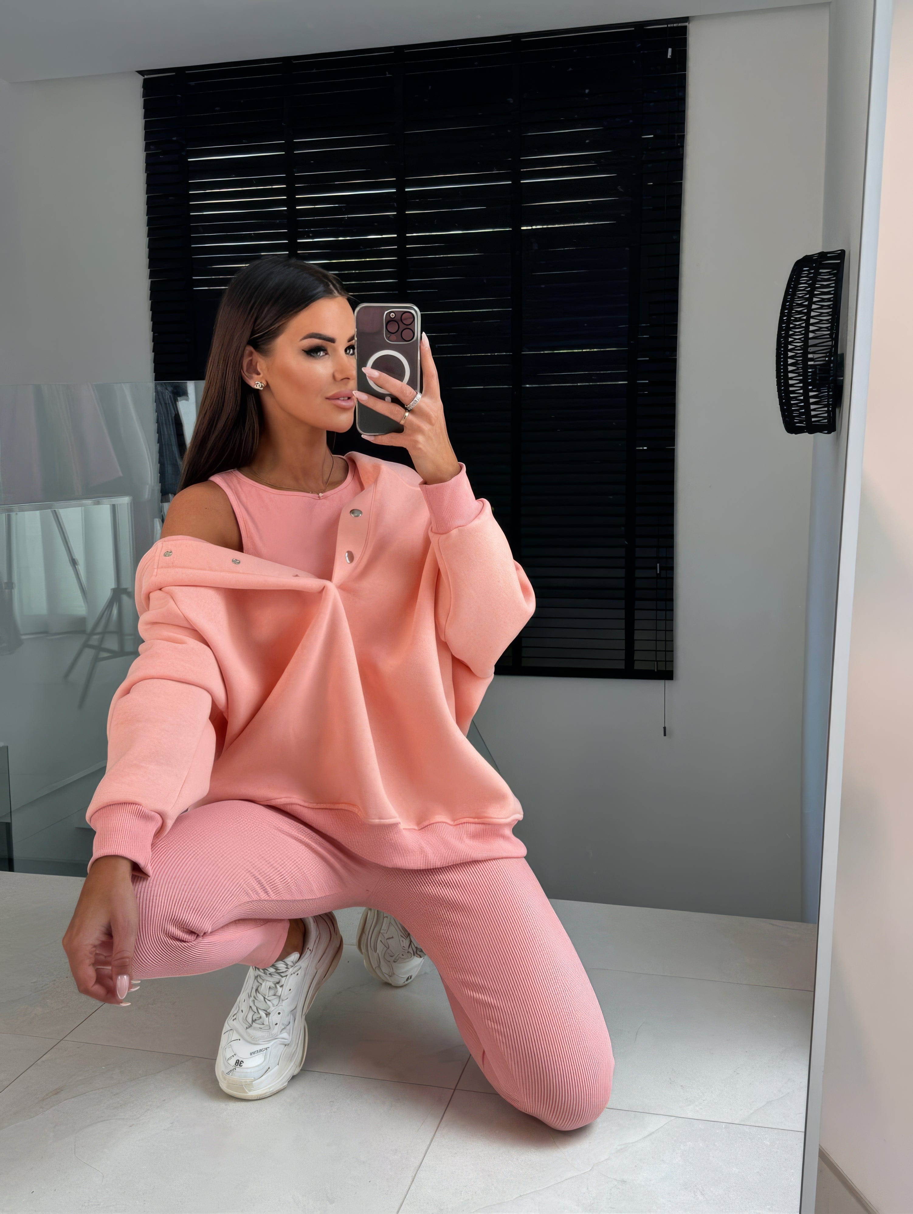Lea – Lounge Set Damen mit Oversized Sweatshirt und Leggings