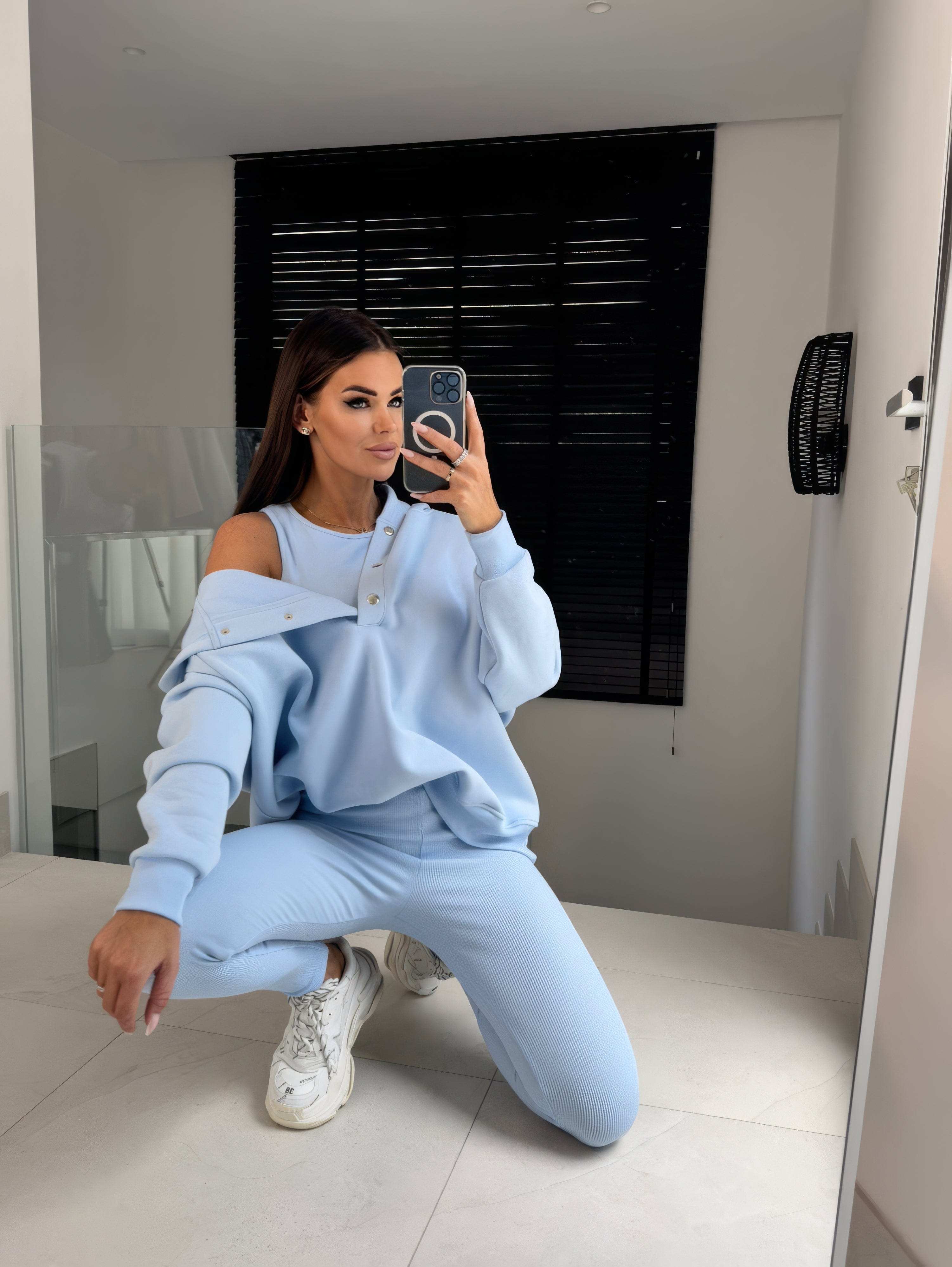 Lea – Lounge Set Damen mit Oversized Sweatshirt und Leggings