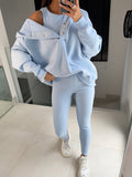 Lea – Lounge Set Damen mit Oversized Sweatshirt und Leggings